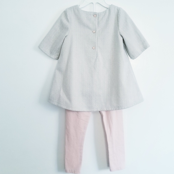 Tahari Girls Outfit Matching Top and Legging Set Size 4T - Picture 10 of 13